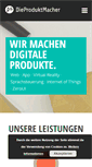 Mobile Screenshot of dieproduktmacher.com